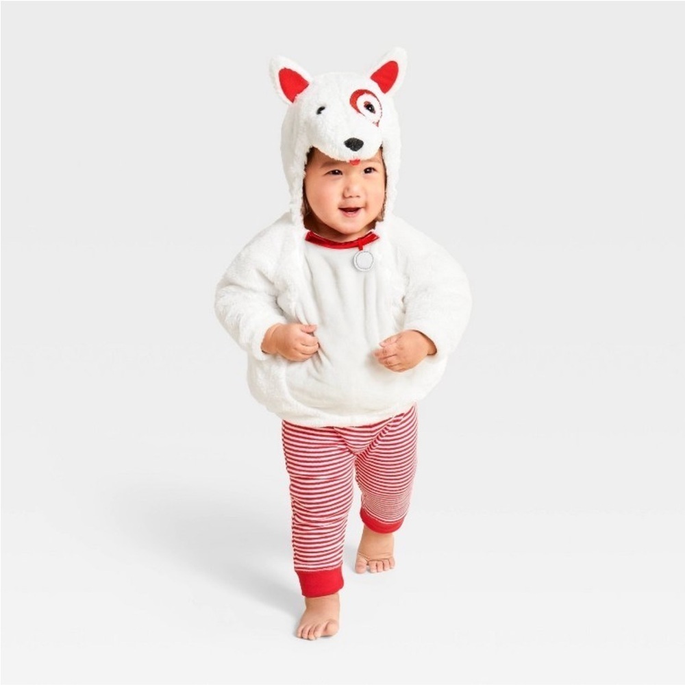 NWT Infant Target Bullseye Dog Hyde & EEK! Costume Pullover Unisex Baby Sz 0-6M